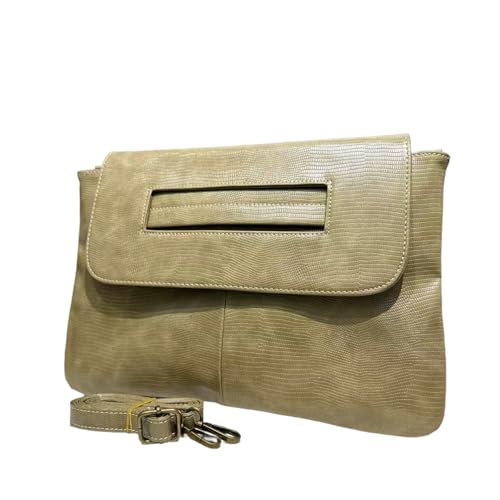 Image of Women Classic Crocodile Pattern Faux Leather Clutch Purse Oversized Female Shoulder Bag Messenger Handbag