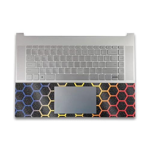 Image of Glossy Glitter Gaming Skin Compatible with HP Envy x360 16 inch (2023) - Primary Honeycomb - Premium 3M Vinyl Protective Wrap Decal Cover - Easy to Apply | Crafted in The USA by MightySkins