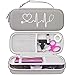 BOVKE Carrying Case for 3M Littmann Classic III, Lightweight II S.E, Cardiology IV Diagnostic, MDF Acoustica Deluxe Stethascopes - Extra Room for Taylor Percussion Reflex Hammer and Penlight, Gray