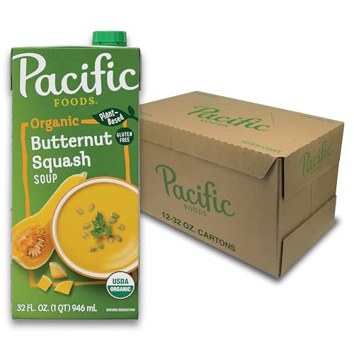 Image of Pacific Foods Organic Butternut Squash Soup, 32 oz Carton (Pack of 12)