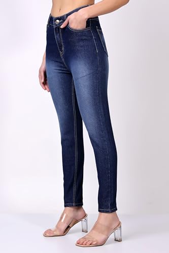 Image of London Hills Women's Slim Fit Mid Rise Jeans | Slimfit | Skinny Fit