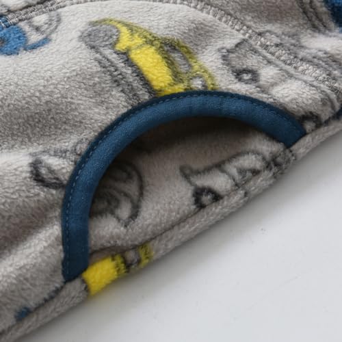 Image of Toddler Boys Girls Fleece Jacket Lightweight Fall Spring 2-12 Years | Soft Anti-Pilling Fleece, Easy Zip-Up, Hand-Warm Pockets, Windproof Stand Collar, Wear Alone or as Layer, Ideal for School