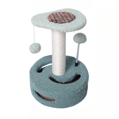 Fiyyuga猫用クライミングフレーム、小型、おもちゃ、猫用爪とぎボード、ジャンプ台、爪研ぎ器、クリエイティブ、ひまわり、耐久性、ペット用品 (e,26*20*35cm)