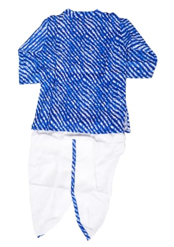 Image of Presents Stylish Festive Leheriya Print Kurta Dhoti Set for Boys /Dhoti Kurta Set For Kids