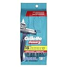 Gillette Sensor2 Disposable Razors for Men, Water Activated Lubrastrip to Help Avoid Skin Irritation
