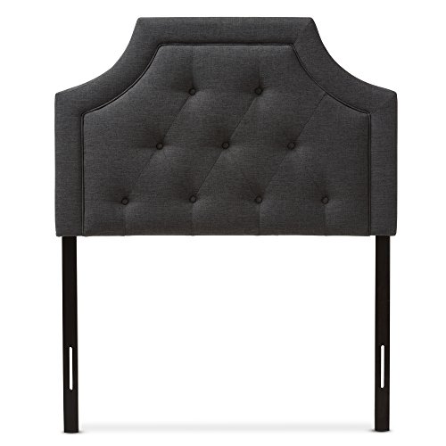 Baxton Studio Josephine Headboard, Twin, Dark Grey by Baxton Studio - Used condition - Image 2