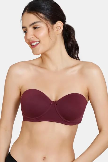 Image of BEWILD Women Balconette Bra | Lightly Padded Comfort | Soft Breathable Cotton Fabric | Seamless Design | Wirefree Comfort | Supportive Fit | Stylish Underwear