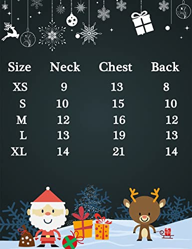 Camisa Navideña para Perro Reindeer 100% Algodón S miniatura 3