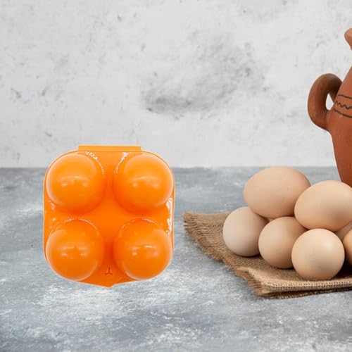 Estuche porta huevos resistente de 4 cavidades para camping 6