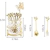 5/6 Pieces Gold Stirring Teaspoons Stainless Steel Mini Coffee Spoon Set Ice Cream Cake Dessert Spoon Mirror Kitchen Utensils - 15