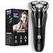 Electric Razor for Men: Rechargeable Beard Shaver-IPX7 Waterproof - Rotary Shavers with Pop up Trimmer and Travel Lock -Led Display - Close Shave