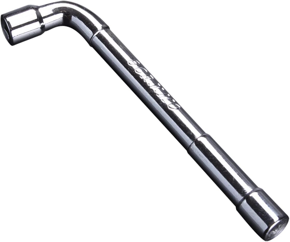 16mm Hex Key Allen Wrench, Long Arm Ball End Metric Steel L-Wrench, 1-Piece CR-V Industrial Grade Mechanic Socket Tool for Car/Bike/Motorcycle/Furniture Repair, Silver