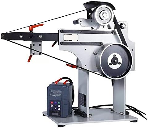 Miniatura 4 de INTSUPERMAI Lijadora de correa de velocidad variable con VFD 2Hp multifunchion lijadora de correa 220V 1500W