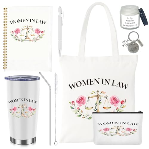 Yuminefeety 7 Pcs Lawyer Thanksgiving Gifts for Women Attorneys Include