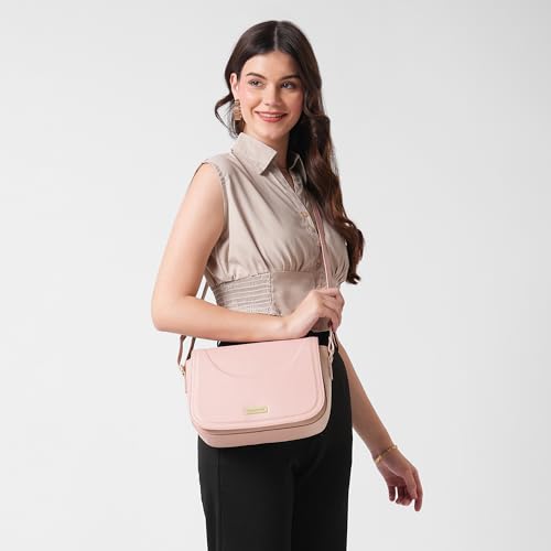 Image of Caprese Greta Medium Sling Bag for Women with Adjustable Strap & Magnetic Button Closure for Comfortable Wear | Versatile Handbag for Everyday Use, Travel, and Special Occasions