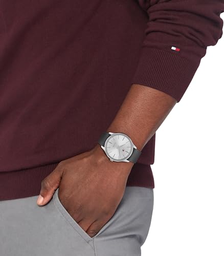 Tommy Hilfiger Grey Dial Round Shaped Casual Men Watch_TH1710465W - Image 4