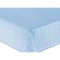 Nappe Toile Cirée PVC 140x180cm Vert Sauge - Rectangulaire - Entretien Facile à L'Eponge