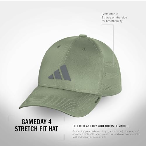 Image of adidas Gameday Structured Stretch Fit Hat 4.0