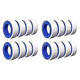 16 Rollen PTFE-Gewindedichtband, 12 Breite, zur Vermeidung von Rohrleckagen in Sanitär- und Gasanwendungen (16)