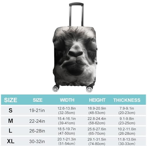 A Little Camel Luggage Cover Elastic Suitcase Protector Case Anti-Scratch Washable Baggage Covers Protector For Traveling, Aircraft Consignment S2
