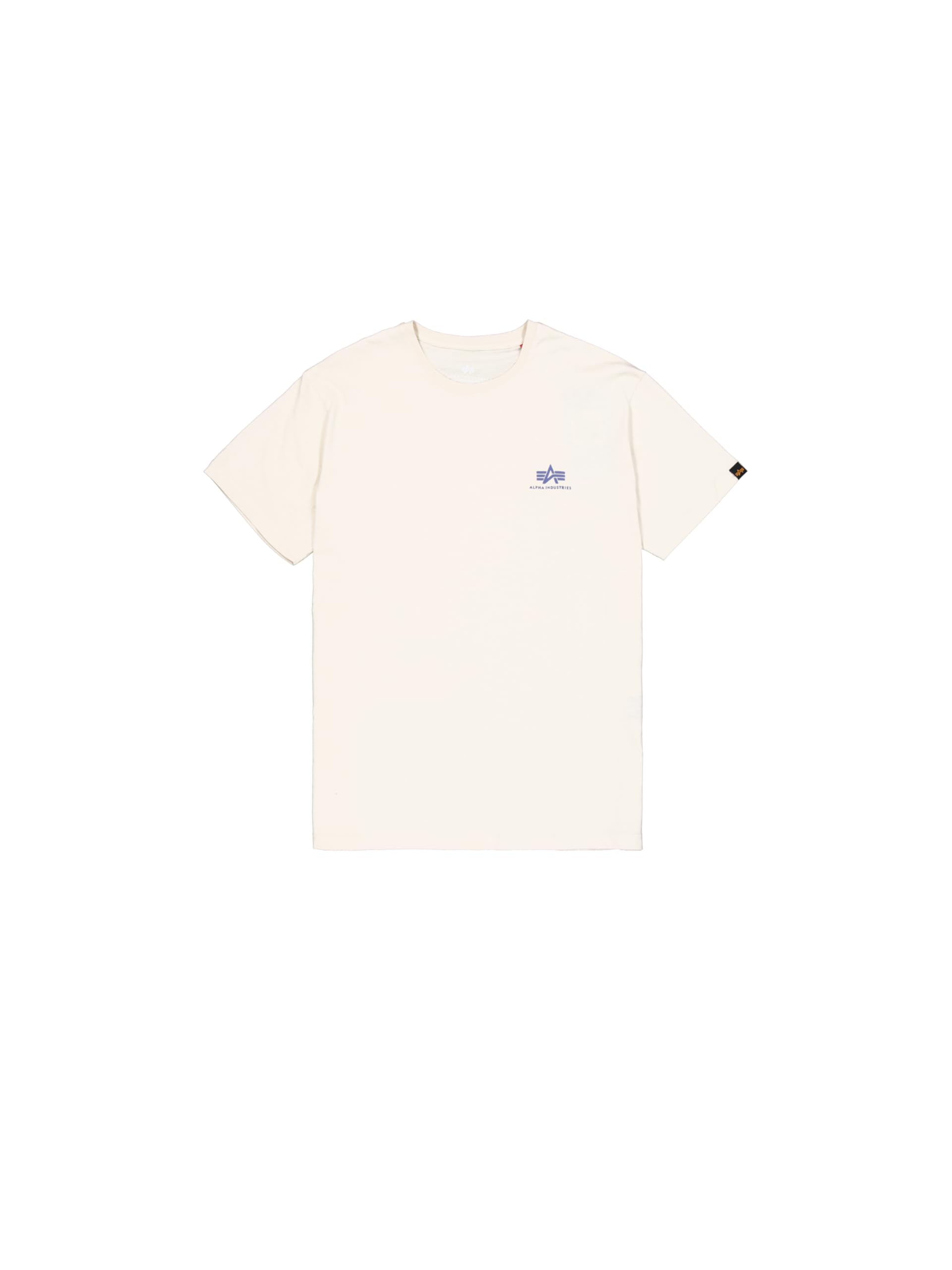 Alpha Industries Herren Backprint T-Shirt, Vintage White, S