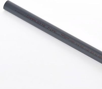 Schedule 80 PVC Pipe Heavy-Duty, High-Pressure Durable Plumbing Solution, Premium Industrial Grade 1", 1, Foot