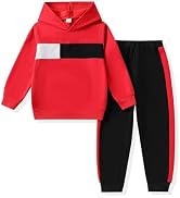 KIDLAGA Toddler Boy Clothes Long Sleeve Hoodie Sweatsuits Tops and Pants Boys Fall Winter Color B...