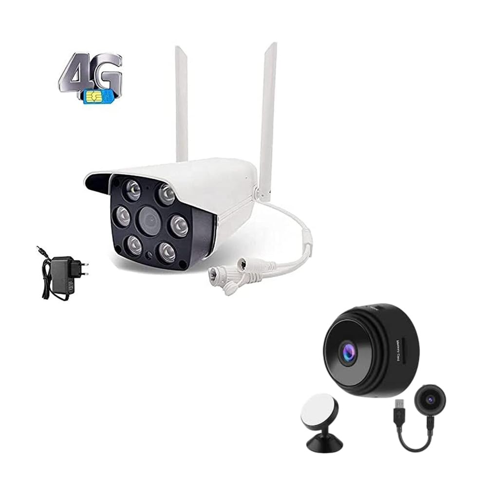 CAMERA DEKHO 4g 3g SIM Card Based WiFi Bullet Wireless Outdoor Security Camera, Full HD 1080p, IP66 with Night Vision, 2 Way Audio, Motion Detection White | with Free Magnetic Spy Camera-image-13