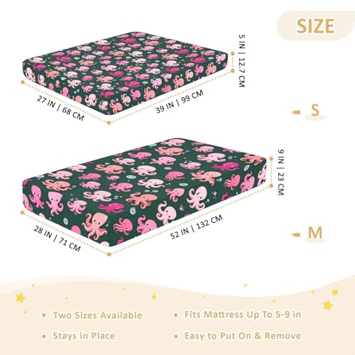 Draps de berceau en coton anti transpiration pour lit bébé