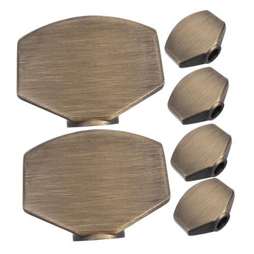 BESPORTBLE 6Pcs Antique Guitar Tuning Peg Knobs Durable Metal Replacement Knobs for Acoustic Electric Guitar Tuning Pegs for Practice Performance Recording
