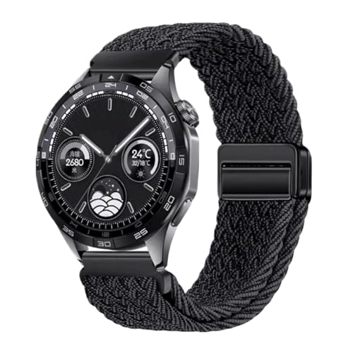 Bracelet nylon 22mm anti irritation pour montre connectée Huawei et Samsung