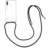 KAPUCTW Clear Transparent TPU Lanyard Case for Samsung Galaxy Note 9 with Changeable Cord, Necklace