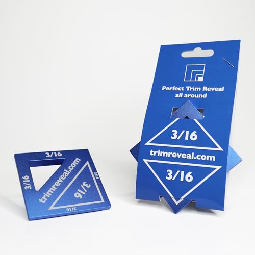 3/16" Trim Reveal Tool Molding Spacer for Doors and Windows. Installing New Door or Window Trim (casing) can Now be a Simple Project That Gives Your Space a Clean, Updated Look.