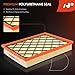 A-Premium Engine Air Filter Compatible with BMW E70 Series X5, 2009-2014, L6 3.0L, Diesel, Flexible Panel