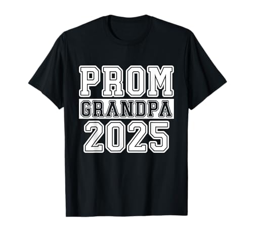 Prom Squad 2025 Orgulloso abuelo graduado de la promoción de 2025 Camiseta