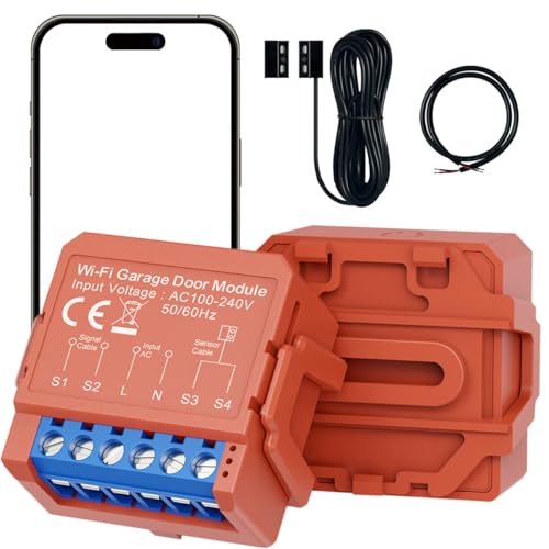 Acmerota Smart Garage Door Opener Smart Garage Door Remote Garage Door Opener Voice/Remote Control, with Timer Auto Close/Open, Add-On to Existing Garage Opener Compatible with Alexa Google Home, 5M Acmerota Smart Garage Door Opener Smart Garage Door Remote Garage Door Opener Voice/Remote Control, with Timer Auto Close/Open, Add-On to Existing Garage Opener Compatible with Alexa Google Home, 5M