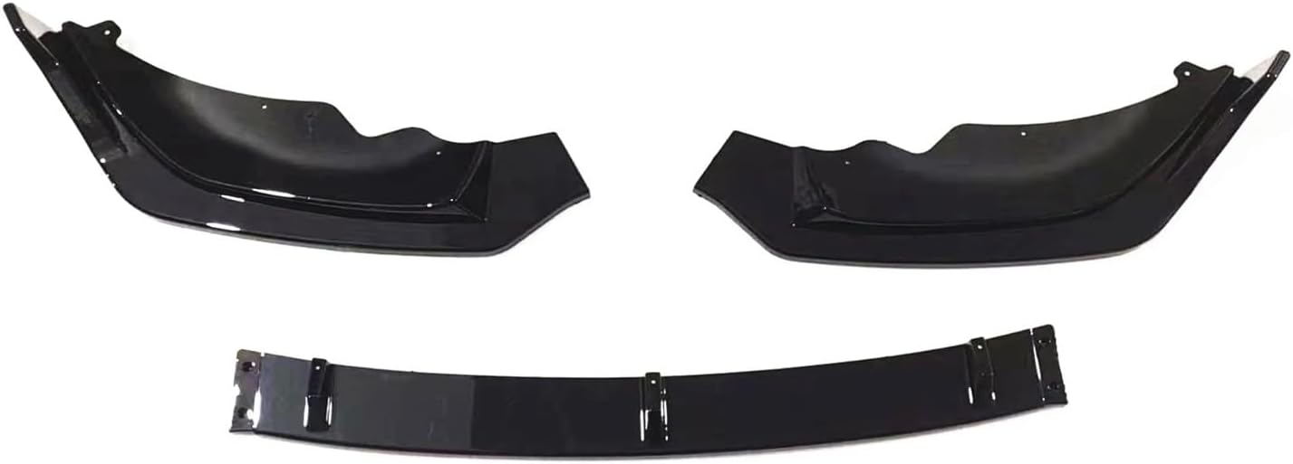 Compatible For BMW 2 Series F44 2020-2023 220i 228i M235i Front Bumper Lip+Rear Trunk Lid Spoiler Wing Splitter Gloss Black Car Body Kit(Glossy Black)