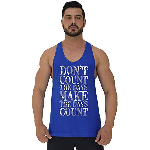 Regata Cavada Masculina MXD Conceito Don´t Count (Azul, M)