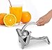 Spremiagrumi manuale di agrumi al limone, spremiagrumi portatile in acciaio inossidabile a mano calce, spremiagrumi sicuro, rapido ed efficace, facile da pulire