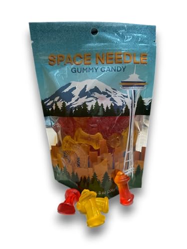 Space Needle Gummies 8 Oz Bag miniatura 1