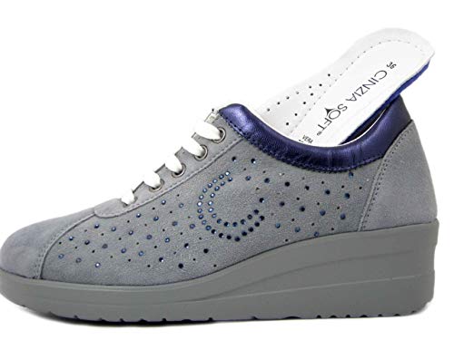 CINZIA SOFT, Sneaker Donna Comfort in Pelle