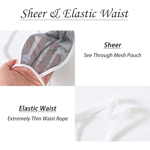 Mens Sexy Sheer G-String Thong Underwear Male See Through Mesh T-Back Thong3