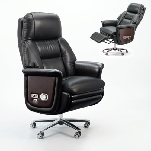 Ellis Chair Big & Tall Office Chair 400lbs, Recliner Executive Office Chair