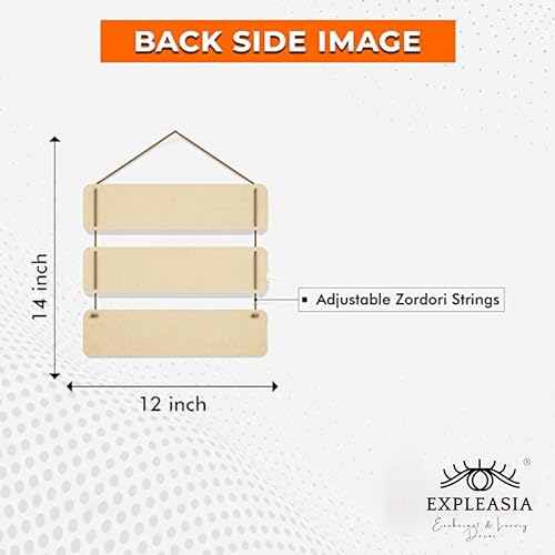 Image of EXPLEASIA Decorative Wall Hanging Wooden Art Decoration Item for Home Office Living Room Bedroom Decoration Items Motivational quotes decor Gift Items (Control Your Self)