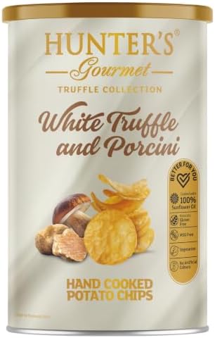 Hunter's Gourmet White Truffle and Porcini Hand Cooked Potato Chips (150g)