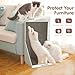 PETCUTE Cat Scratcher, Large L Shape Cat Scratchers Cardboard,19.6 Inch Cat Scratchers for Indoor Cats,Recyclable Cardboard Cat Scratch Pad for Resting,Claw Grinding and Playing,Protecting Furniture