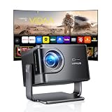 【2600 ANSI/Dolby 56W/VIDAA OS/225°Stand】WiMiUS K14 Smart Projector 4K Decode, Native 1080P Home Cinema Projectors, Airplay2 Bluetooth Auto Focus HDR10 Projector, Outdoor Projectors Voice Phone Control
