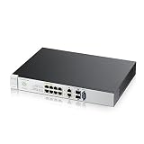 Zyxel Nebula Cloud Managed 10-Port Gigabit PoE+ Layer 2 Switch, 180W Power Budget (Bundled with 1 Ye