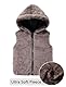 Baby Jungen Mädchen Kapuze Puffer Weste Down Winddichte Jacke Warme Weste Herbst Winter Kapuze Schwarze Jacke 2-3 Jahre