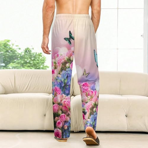 Fleurs de Papillon bas de pyjama long résout le manque de poches